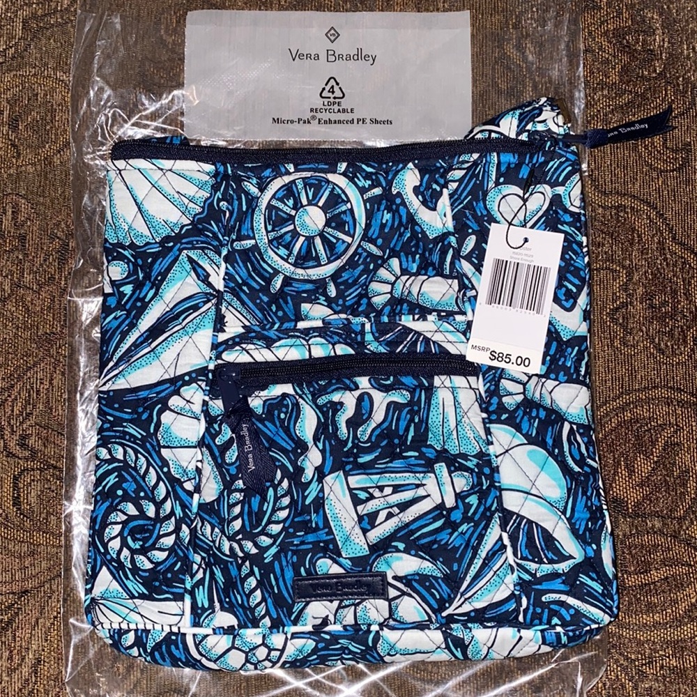 NWT Vera Bradley Hipster Crossbody “Shore Enough”